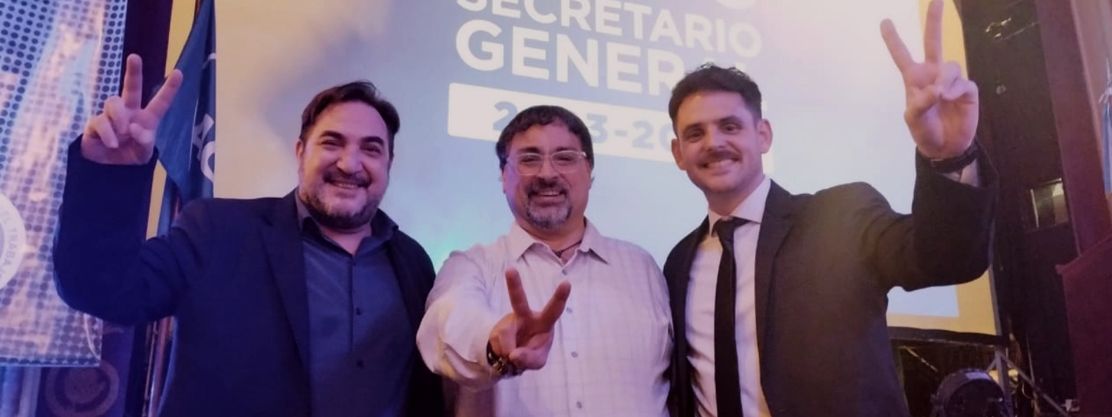 Ezequiel Tosco, Sergio salinas Porto y Manuel Alonso de AGC