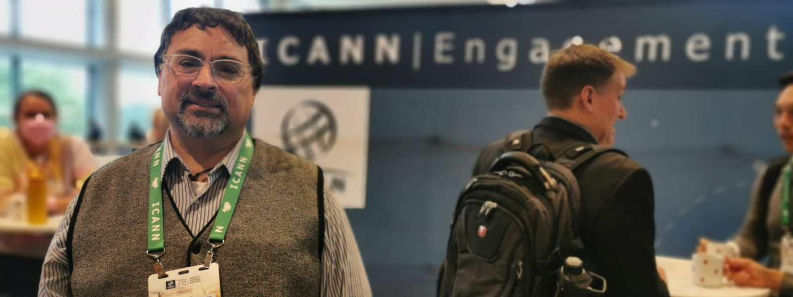 Sergio Salinas Porto en ICANN 78 Hamburgo