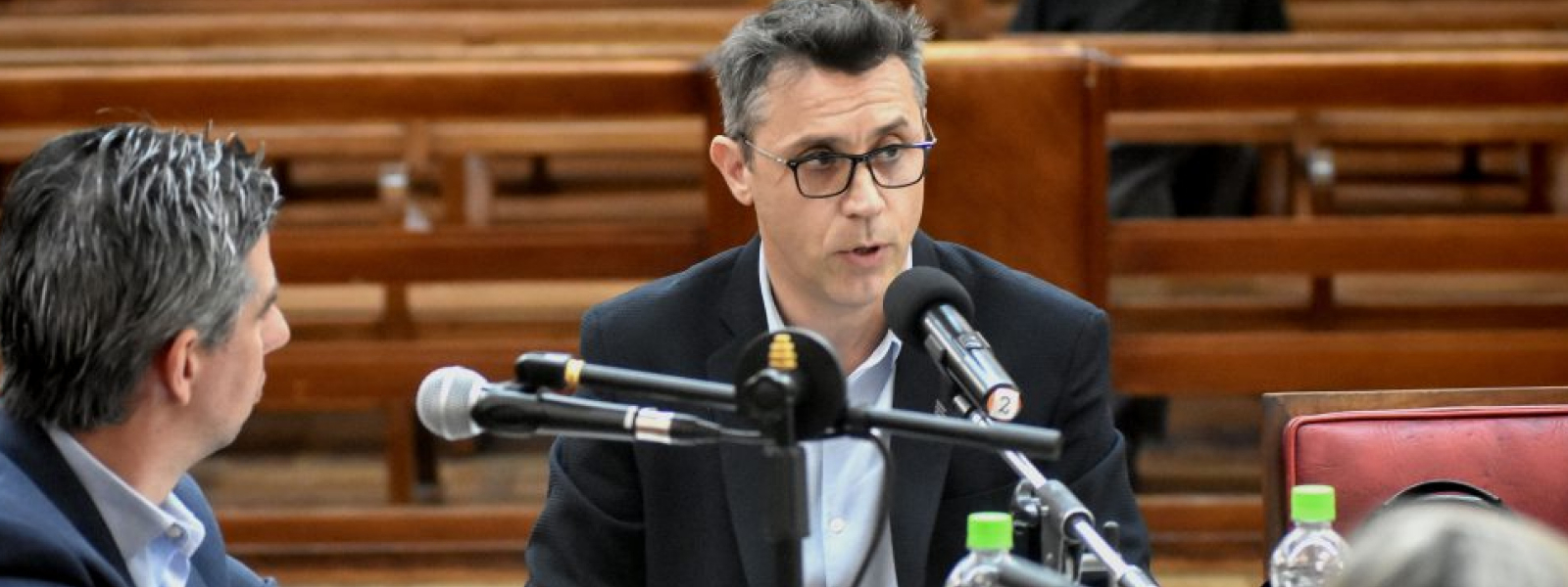 secretario de Legal, Técnica y Hacienda, Mauro Martinelli, y el subsecretario, Germán Blanco.